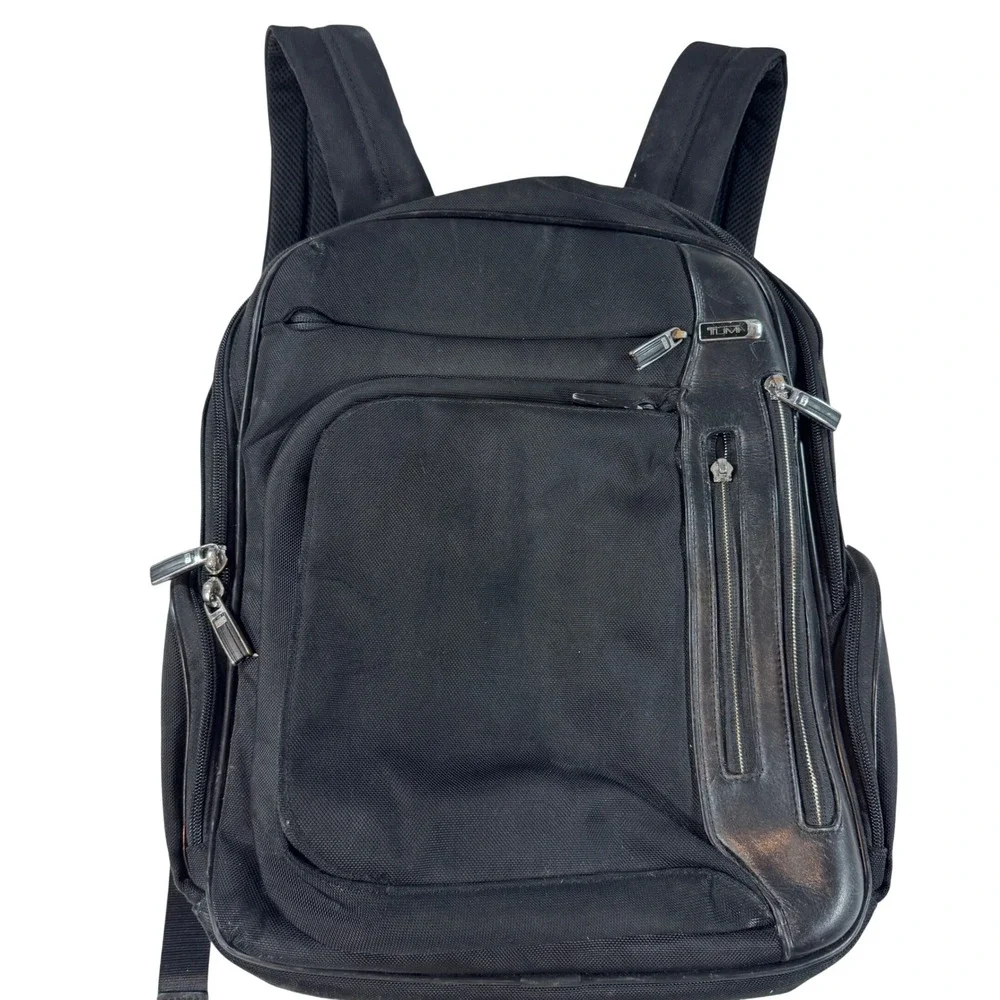 TUMI 25181D Arrivé Kingsford Backpack‎ Ballistic Nylon Black Laptop Travel